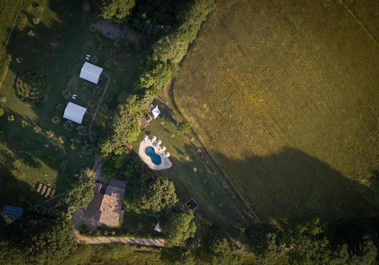 Glamping In Toscana, Luxury Tents In Agriturismo Biologico Sorano  Kültér fotó