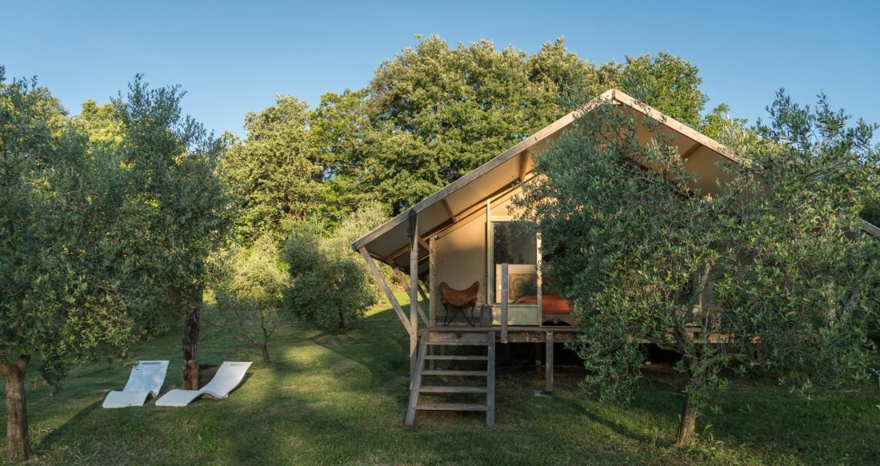 Glamping In Toscana, Luxury Tents In Agriturismo Biologico Sorano  Kültér fotó