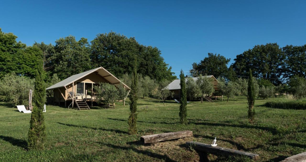 Glamping In Toscana, Luxury Tents In Agriturismo Biologico Sorano  Kültér fotó