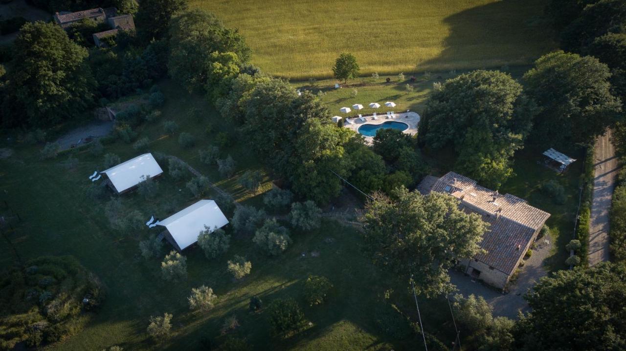 Glamping In Toscana, Luxury Tents In Agriturismo Biologico Sorano  Kültér fotó