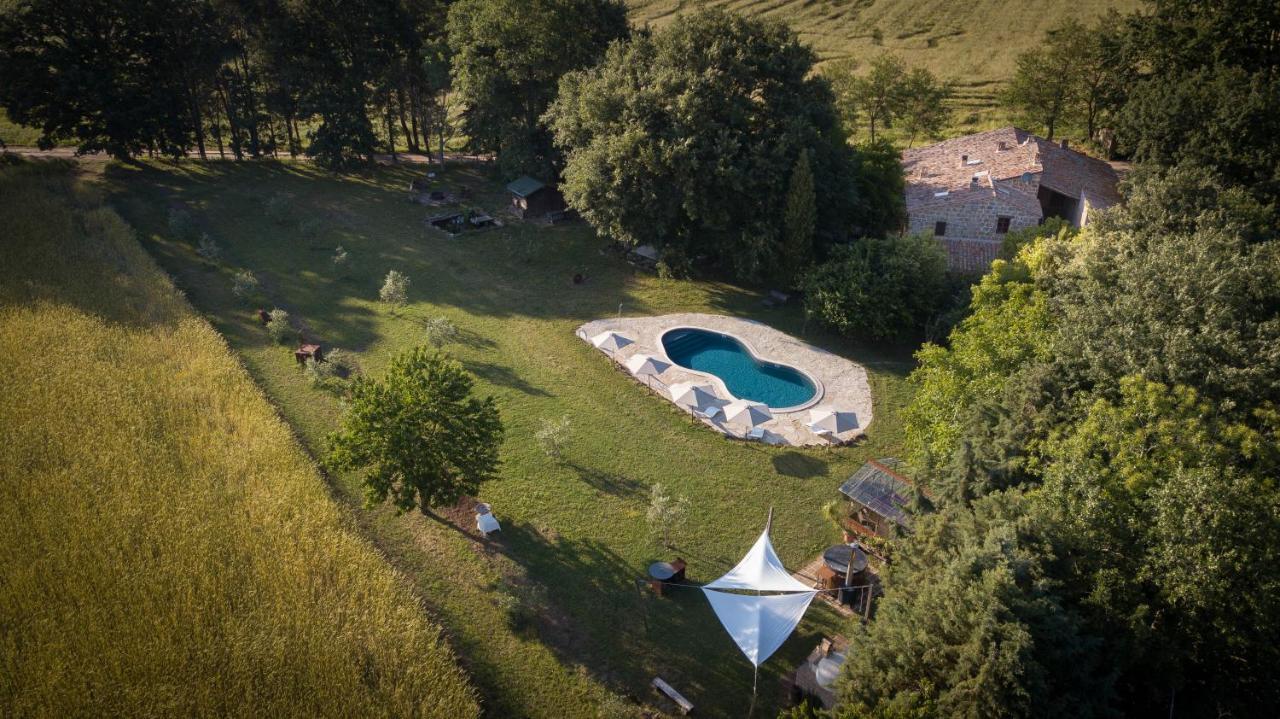 Glamping In Toscana, Luxury Tents In Agriturismo Biologico Sorano  Kültér fotó