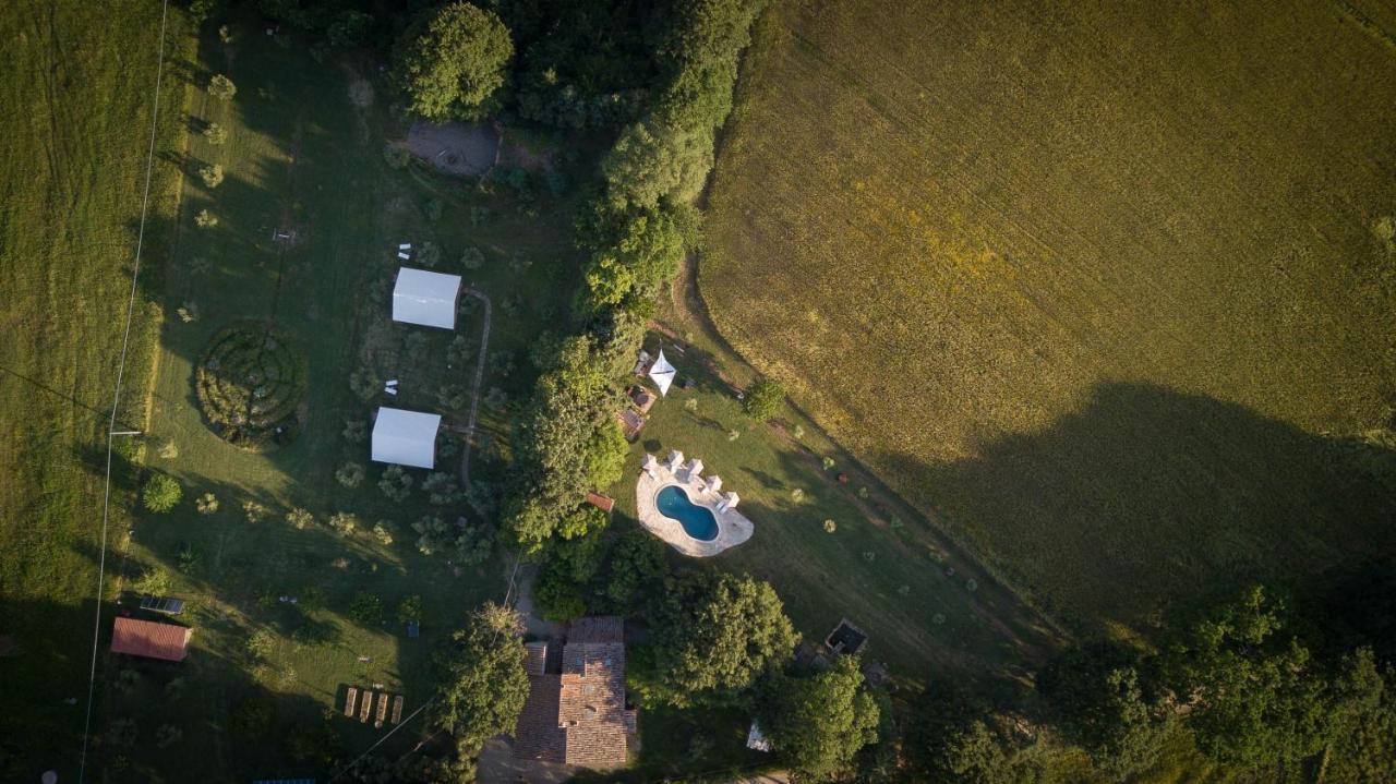 Glamping In Toscana, Luxury Tents In Agriturismo Biologico Sorano  Kültér fotó