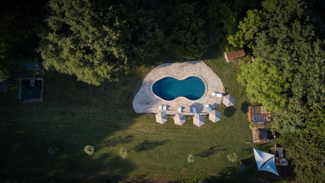 Glamping In Toscana, Luxury Tents In Agriturismo Biologico Sorano  Kültér fotó