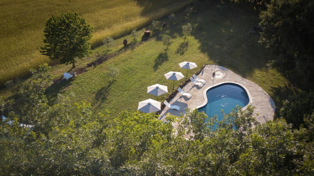 Glamping In Toscana, Luxury Tents In Agriturismo Biologico Sorano  Kültér fotó