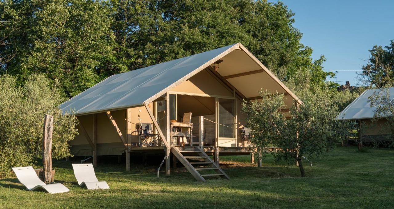 Glamping In Toscana, Luxury Tents In Agriturismo Biologico Sorano  Kültér fotó