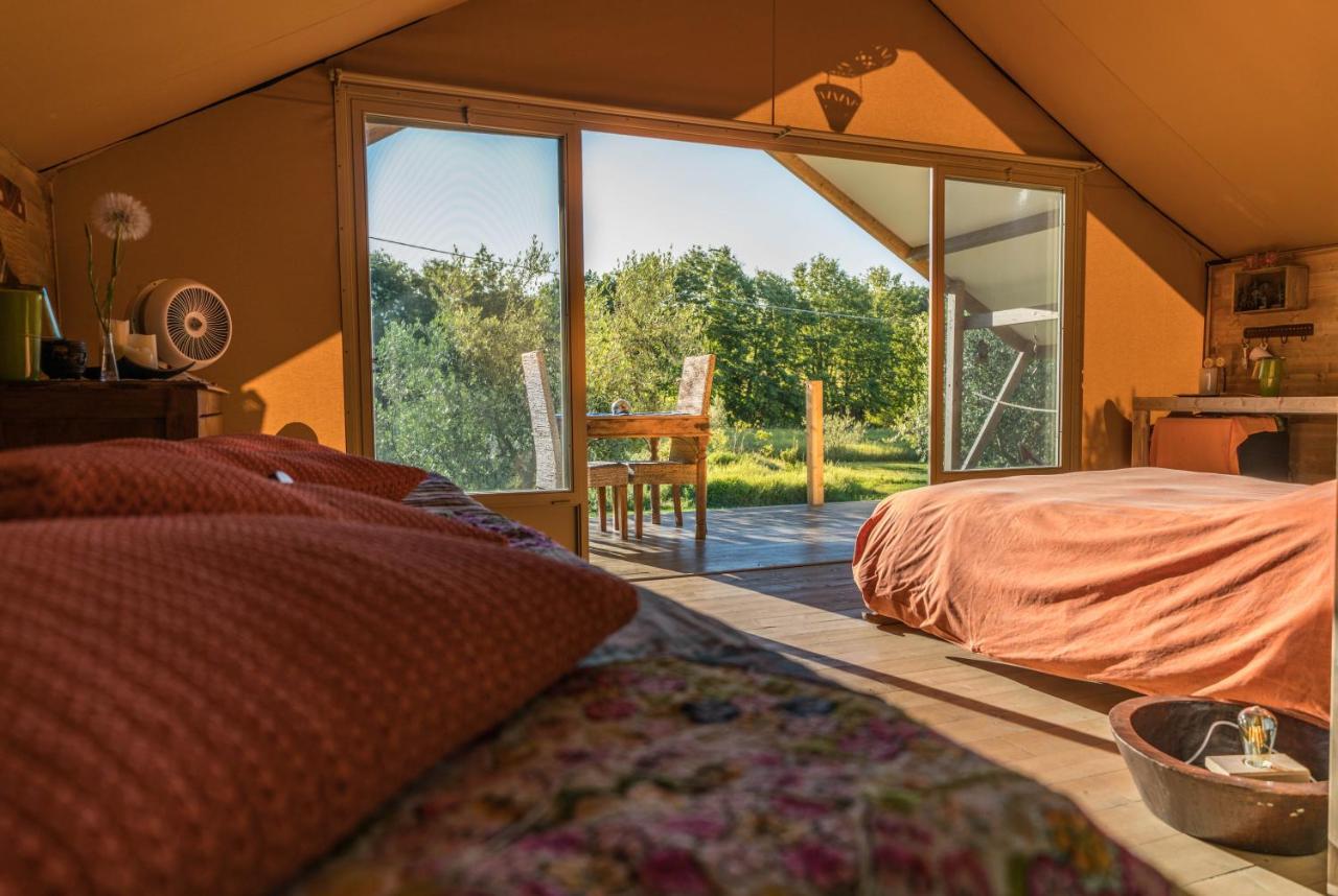 Glamping In Toscana, Luxury Tents In Agriturismo Biologico Sorano  Kültér fotó