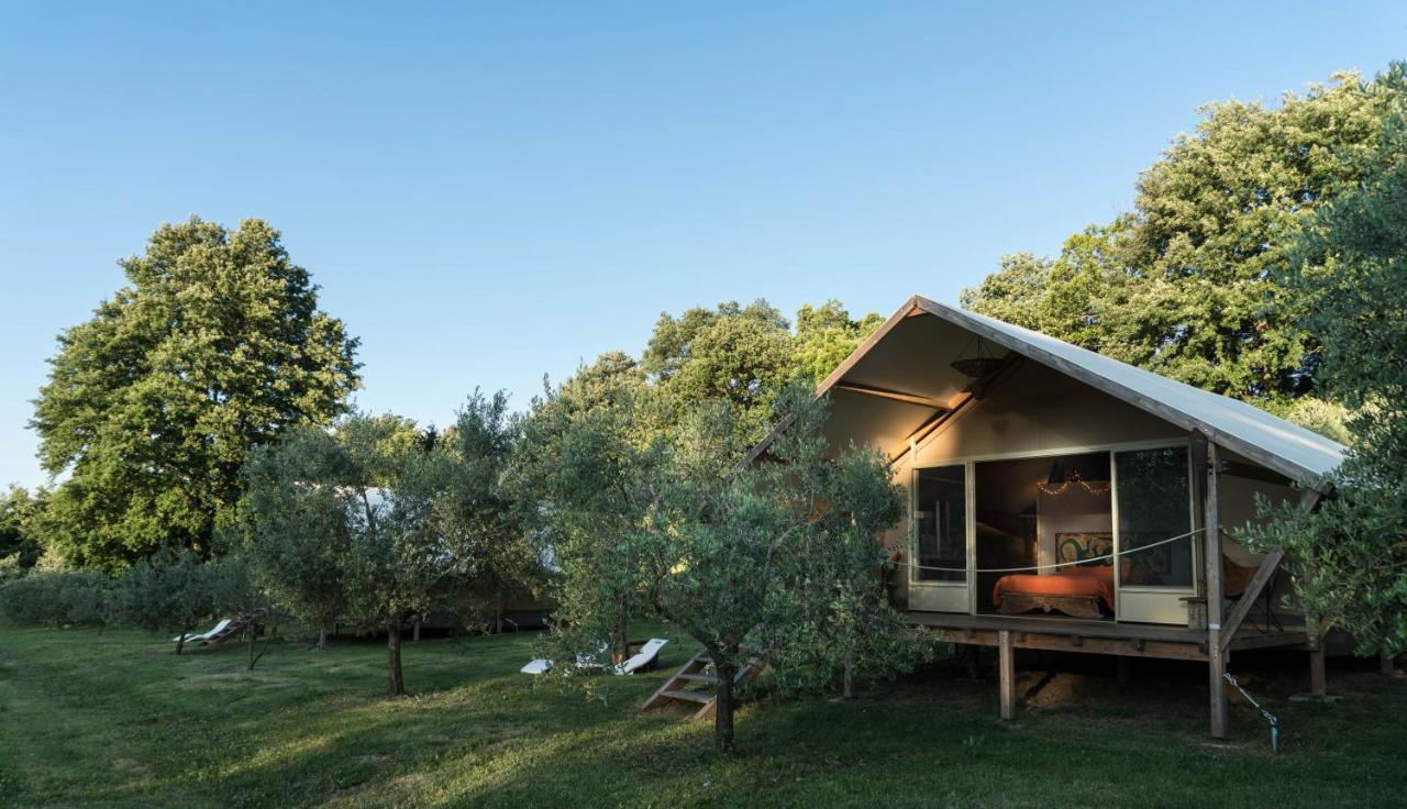 Glamping In Toscana, Luxury Tents In Agriturismo Biologico Sorano  Kültér fotó