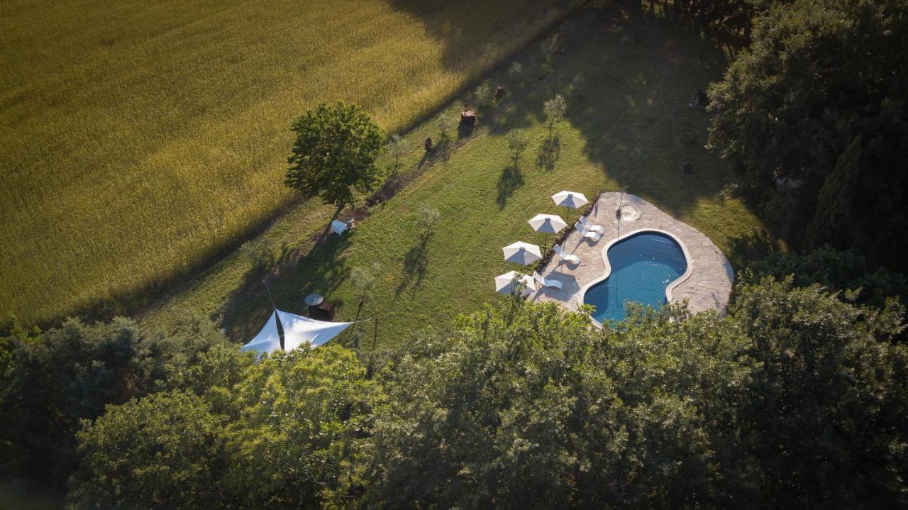 Glamping In Toscana, Luxury Tents In Agriturismo Biologico Sorano  Kültér fotó